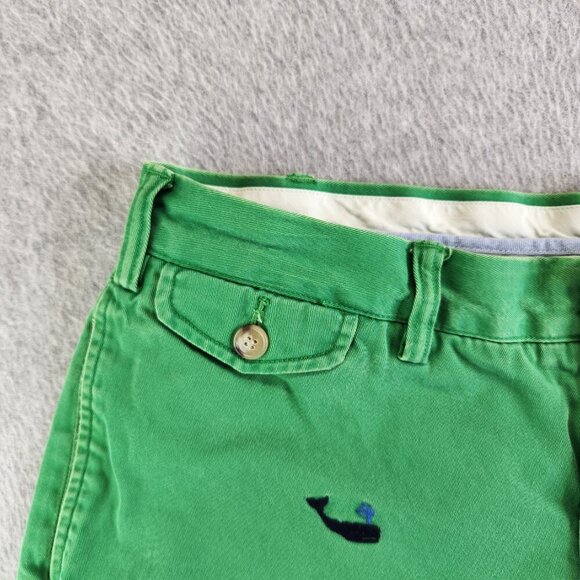 Polo Ralph Lauren Shorts Mens 34 Green Whale Print Vintage Nautical Sea Ocean - Picture 2 of 14